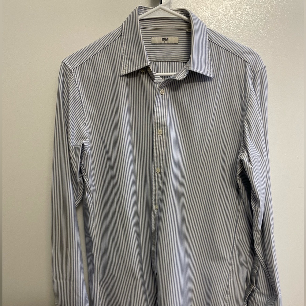 Uniqlo Striped Fitted Shirt - Small
